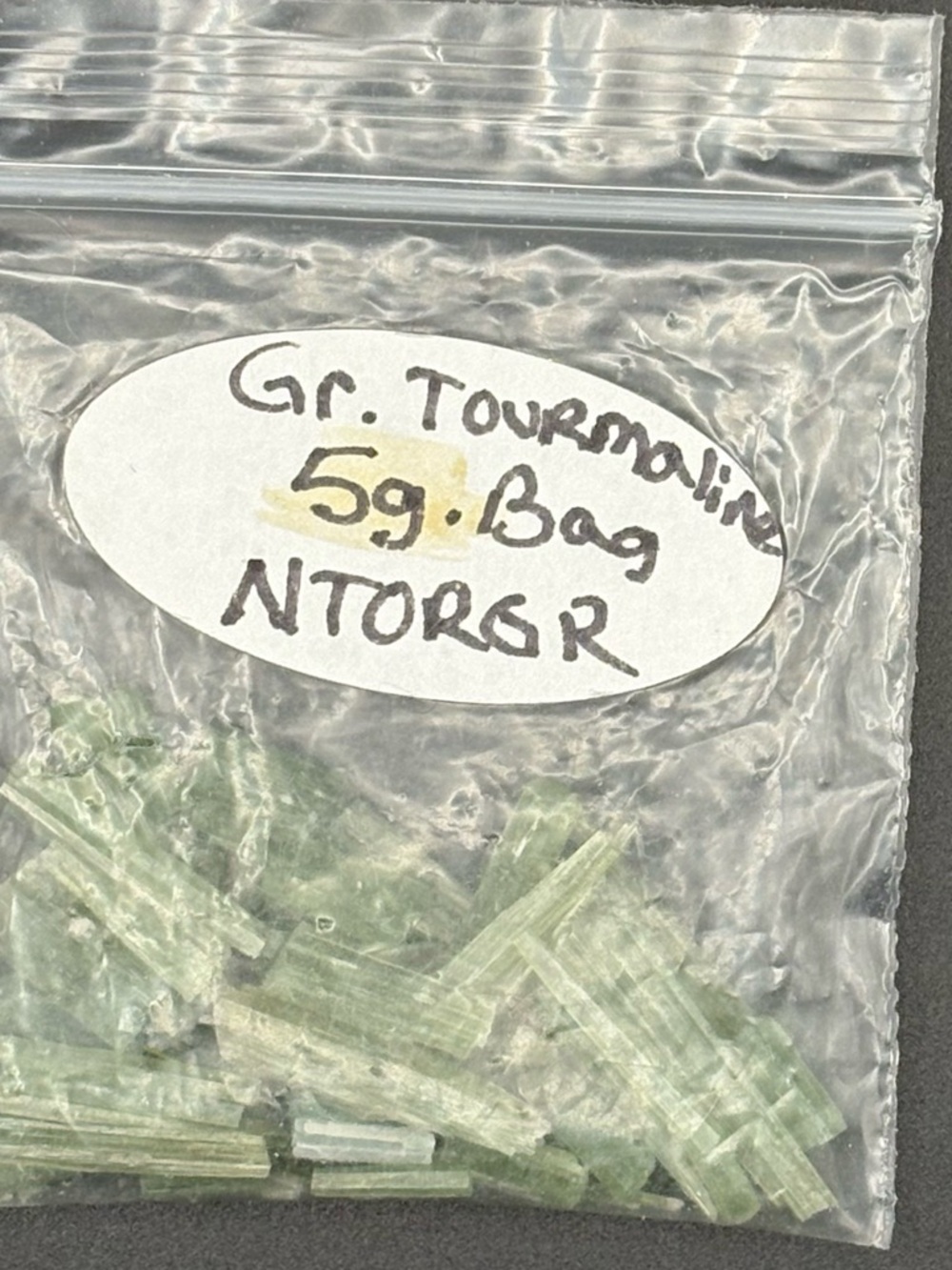 Source Unknown Green Tourmaline Bead Chips